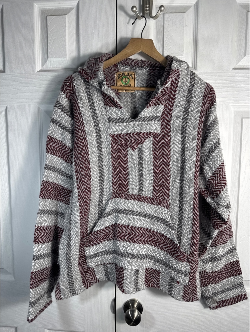 Baja Joe Hooded Striped Pullover Sweater